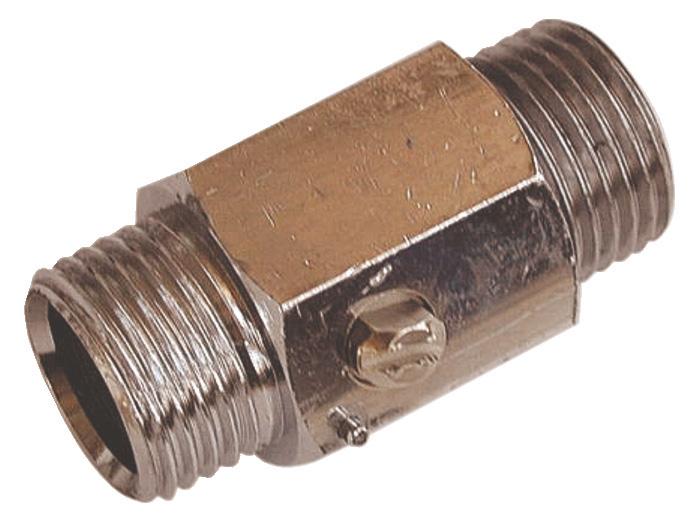 Vanne laiton mini mâle avec manœuvre tournevis - Ø8mm - 1/4''
