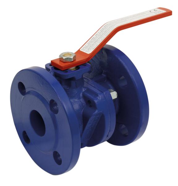 Vanne à brides en fonte époxy avec sphère en inox - DN40 mm