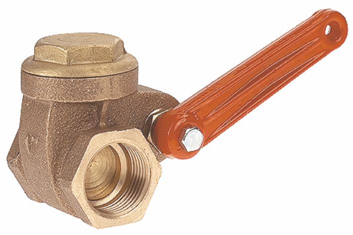 Vanne à sphère en bronze à fermeture rapide - 3'' - Ø80