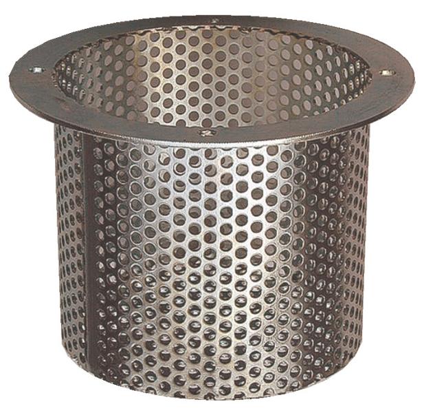 Crépine en acier galvanisé pour clapet 540 - Ø100