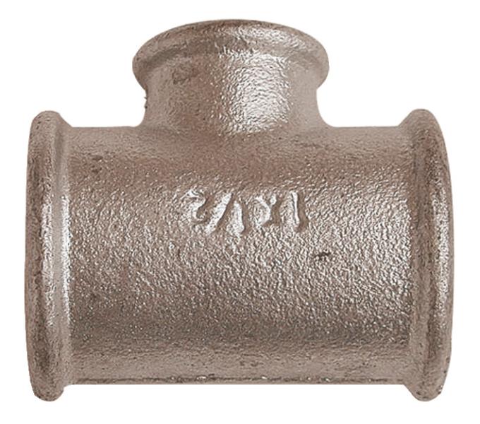 Té galvanisé réduit sortie femelle Ø40 et une sortie Ø15