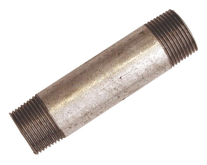 Bobine, tube fileté mâle-mâle en galvanisé - Ø40 - 1000mm