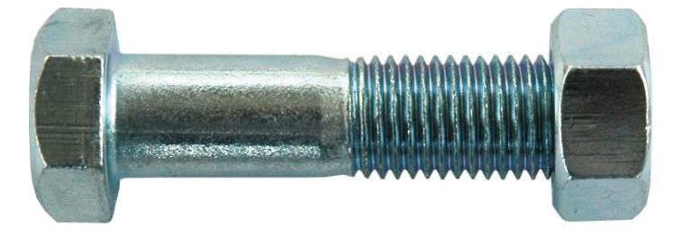 Boulon partiellement fileté à tête hexagonale - 18 x 80