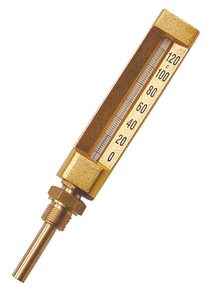 Thermomètre industriel droit 1/2'' - Mâle - (-30 + 50°C) 