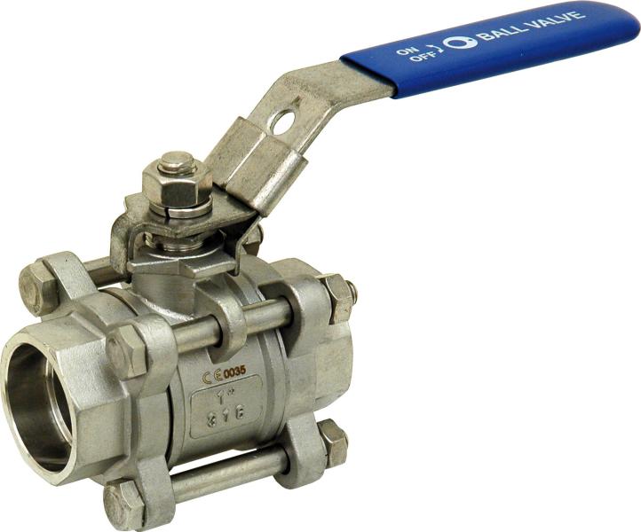 Vanne inox femelle sortie SW à souder par emboîtement - Ø40mm - 1''1/2