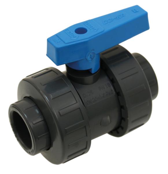 Vanne PVC à coller sortie femelle DN50 - ØPVC 63