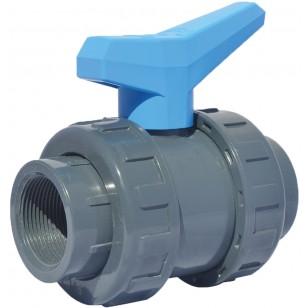 Vanne PVC à visser sortie femelle DN100 - 4''