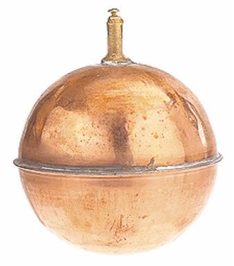 Boule en cuivre pour robinet à flotteur - Ø85