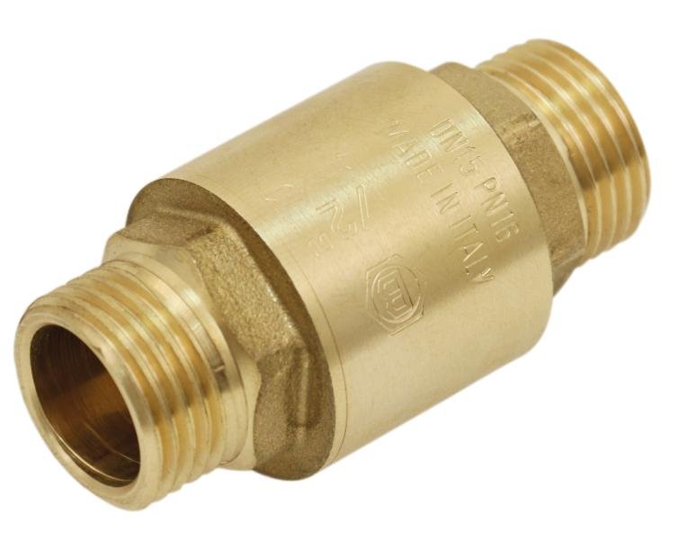 Clapet anti-retour laiton sortie M/M série industrie - Ø25