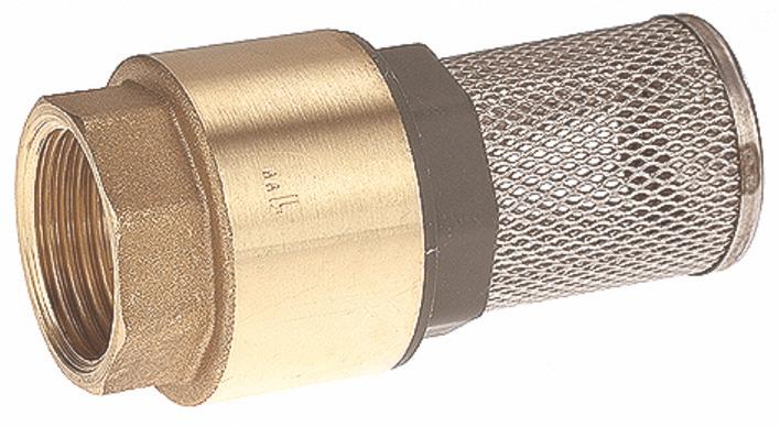 Clapet anti-retour laiton avec crépine YORK ® - Ø40