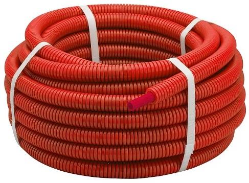 PER pré-gainé rouge Ø16x20 mm – Couronne 50 m