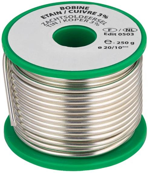 Rouleau de Fil de Brasure Étain 100gr