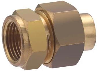 Raccord union droit femelle 3 pièces Ø28 F26/34