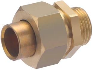 Raccord union droit mâle 3 pièces Ø12 M1/2