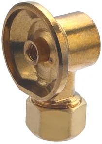 Raccord bicone applique Ø12 avec filetage F1/2