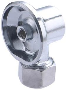 Raccord bicone applique chromée Ø14 F1/2