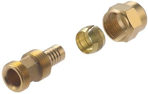 Raccord Droit Compression ø12 – M 3/8, Du Solide Signé NOYON & THIEBAULT