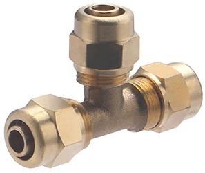 Raccord PER à compression Té égal Ø16