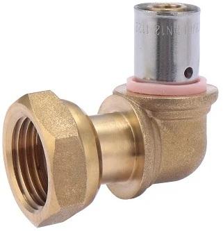 Coude PER à sertir femelle 3/4 - Ø20