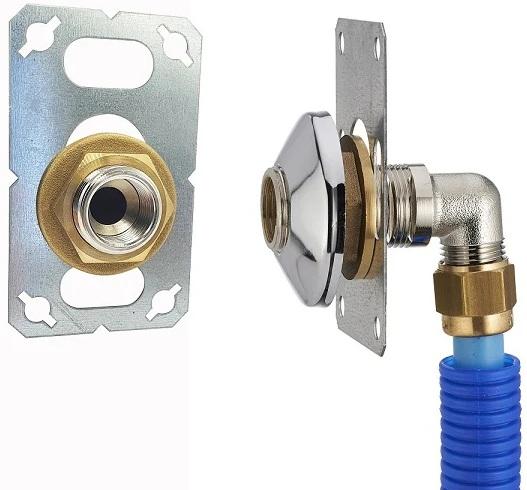 Sortie de cloison PER Ø12 réglable FIX-SYSTEM – Raccord compression
