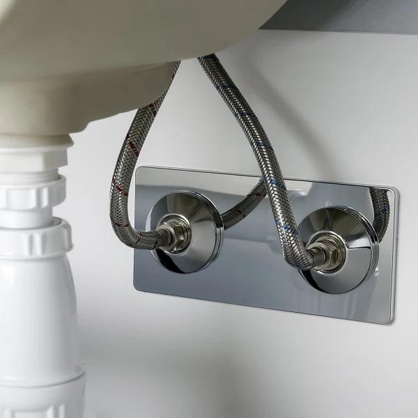 Platine Sortie de Cloison pour Mitigeur de Lavabo
