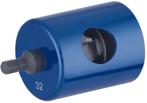 Ébavureur calibreur multicouche Ø32 sur visseuse