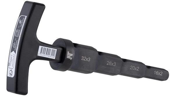 Ébavureur calibreur multicouche 16 à 32 mm