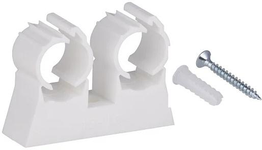 Collier double multicouche pour tubes 20 mm