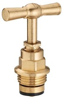 Tête de robinet 1/2 mâle laiton 15x21 bâtiment