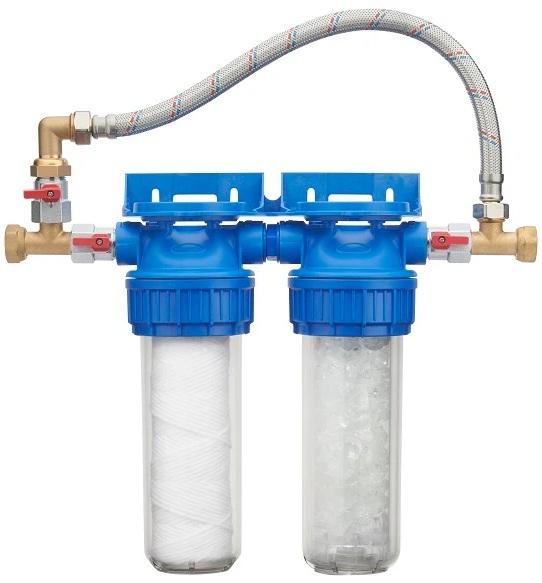 Station double filtration avec by-pass intégré 2 actions