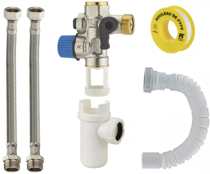 Kit anticorrosion raccordement chauffe-eau complet