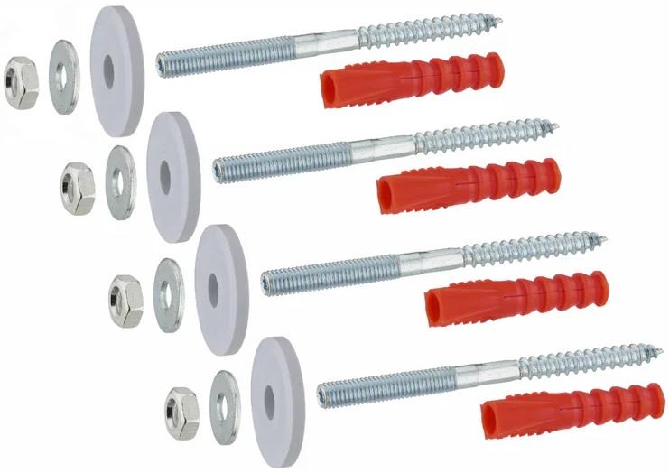 Fixations Chauffe-Eau Paroi Pleine M10 – 120 mm