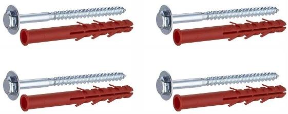 Fixation chauffe-eau sur parpaing M10 – 140 mm