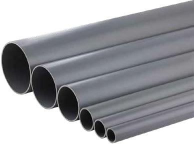 Tube PVC Ø80 mm 1 m pour évacuation eaux usées