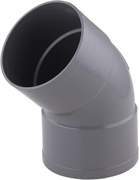 Coude PVC 45° femelle femelle Ø32 à coller NF