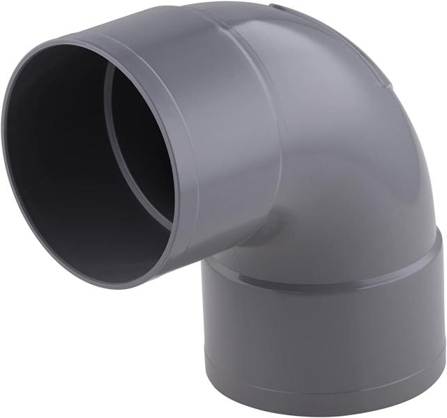 Coude PVC 87° femelle femelle Ø80 à coller