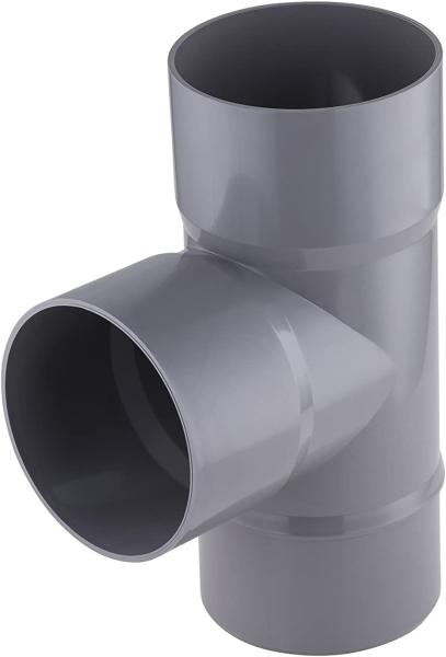 Té PVC 87° mâle-femelle Ø100 pour évacuation