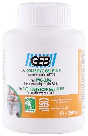 Colle PVC en pot 500 ml avec pinceau intégré