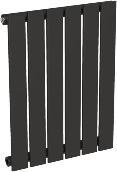 Radiateur horizontal noir mat NYTIA à eau chaude
