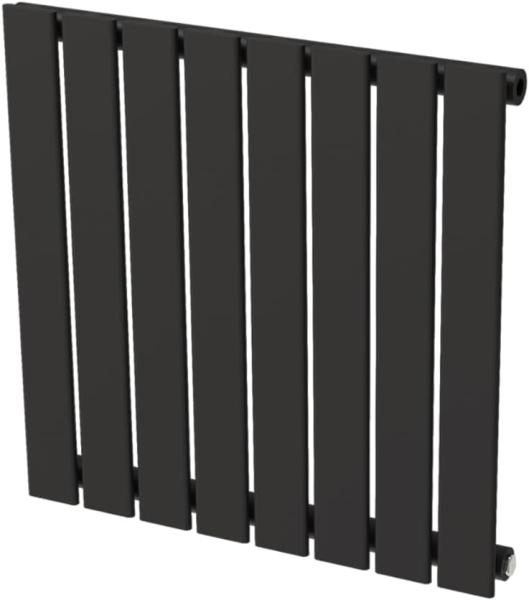 Radiateur horizontal noir mat NYTIA à eau chaude