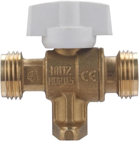 Robinet Mural Gaz Naturel 1/4 de Tour NF