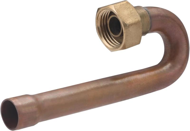Raccord Coudé 180° Gaz Naturel Femelle 1/2 – Ø14 à Souder