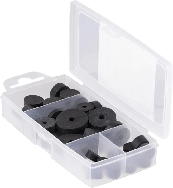 Coffret 50 clapets pleins et percés EPDM ACS