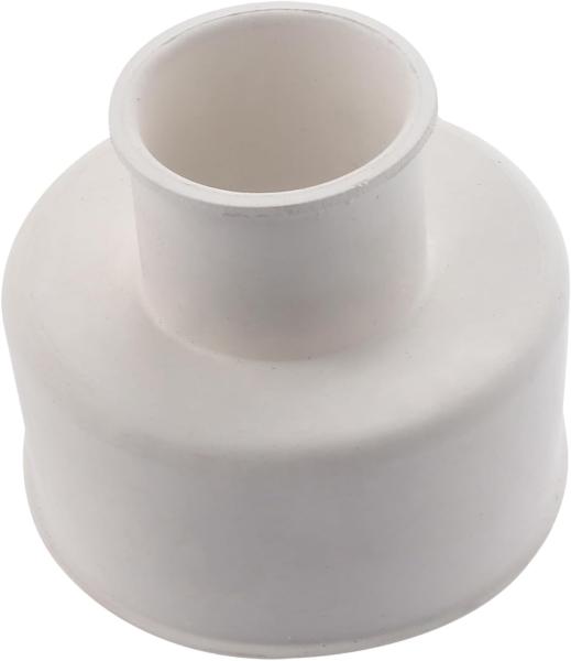 Manchon double épaulement WC blanc Ø30/60 mm