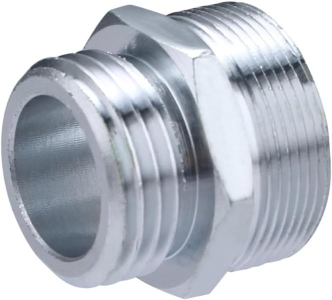Embout adaptateur de bec 22x100 vers 1/2 chromé