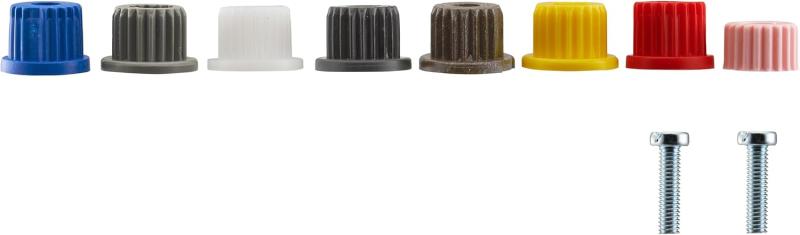 Kit 8 inserts de croisillons + 2 vis robinet