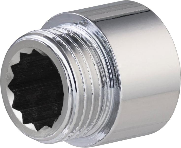 Allonge pour robinet sanitaire 1/2 – 15 mm chromée