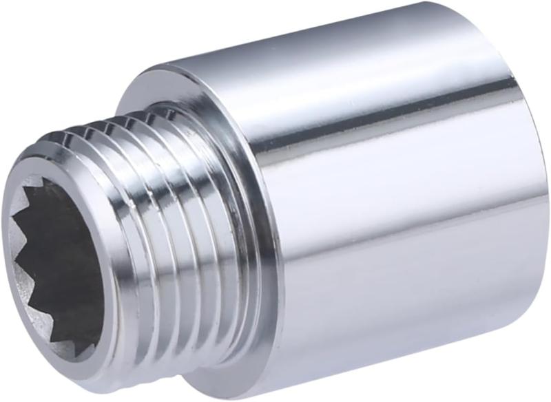 Allonge sanitaire 1/2 25 mm en laiton chromé