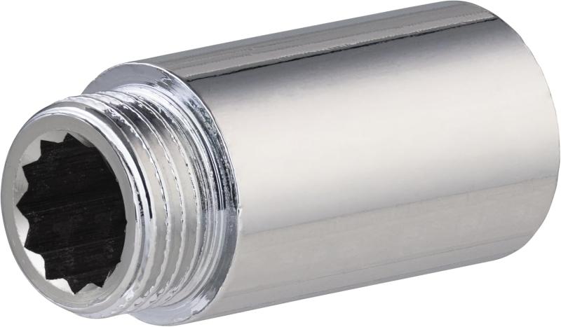 Allonge sanitaire MF 1/2 – 40 mm en laiton chromé