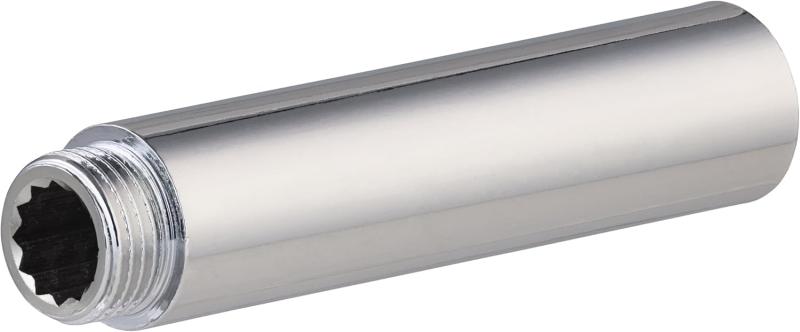 Allonge sanitaire MF 1/2 chromée 100 mm